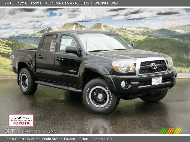 2011 Toyota Tacoma TX Double Cab 4x4 in Black