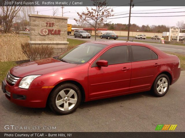 2007 Ford Fusion SE in Redfire Metallic