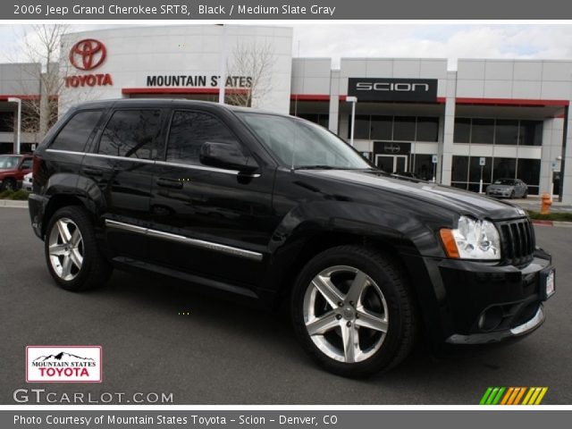 jeep cherokee srt8 black. Black 2006 Jeep Grand Cherokee SRT8 with Medium Slate Gray interior 2006 Jeep Grand Cherokee SRT8 in Black