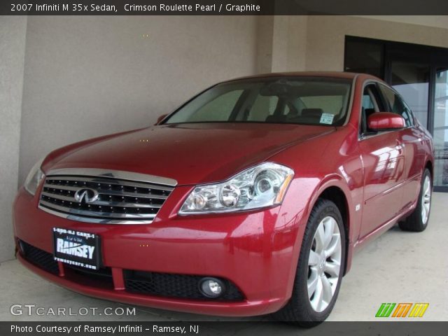 2007 Infiniti M 35x Sedan in Crimson Roulette Pearl