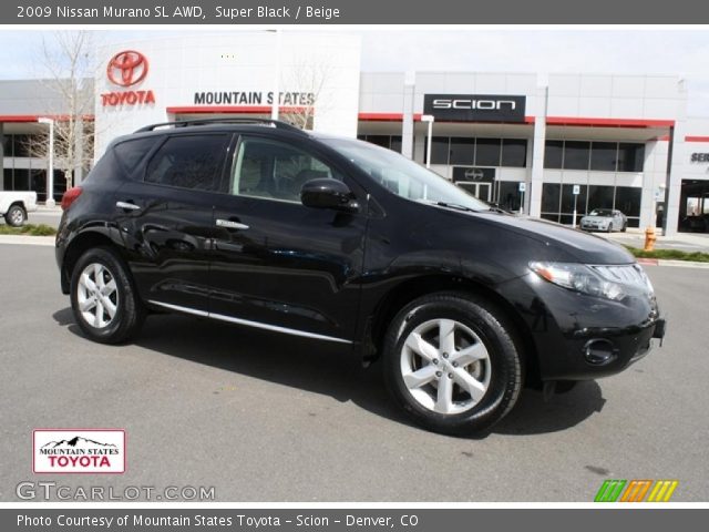 2009 Nissan Murano SL AWD in Super Black