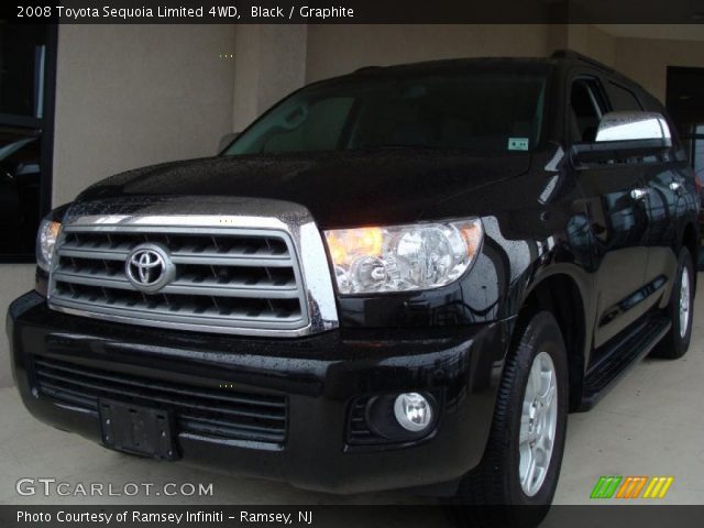 2008 Toyota Sequoia Limited 4WD in Black