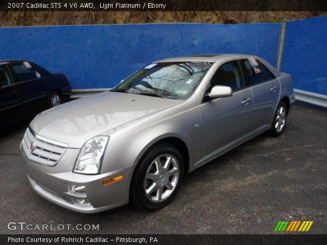 2007 Cadillac STS 4 V6 AWD in Light Platinum