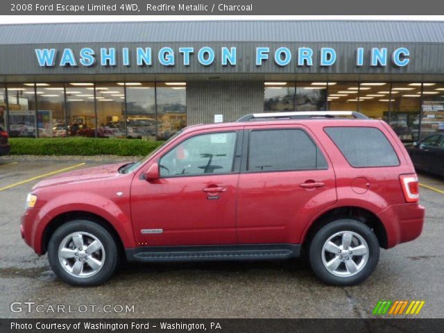 2008 Ford Escape Limited 4WD in Redfire Metallic