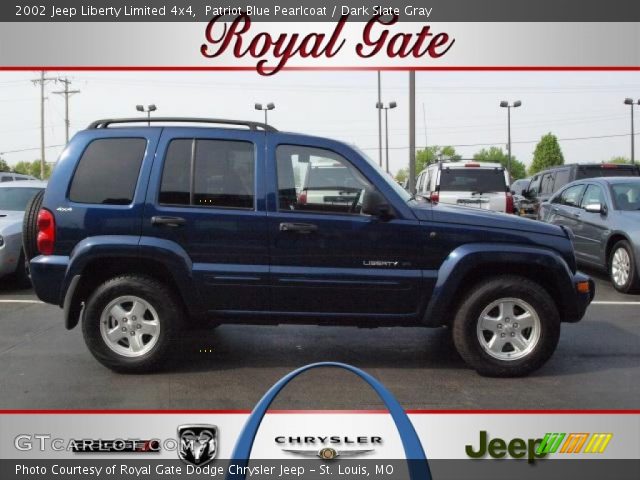 2002 Jeep Liberty Limited 4x4 in Patriot Blue Pearlcoat