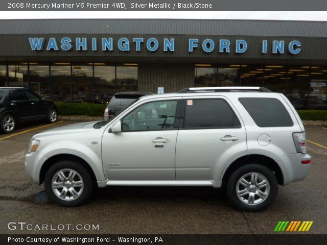 2008 Mercury Mariner V6 Premier 4WD in Silver Metallic