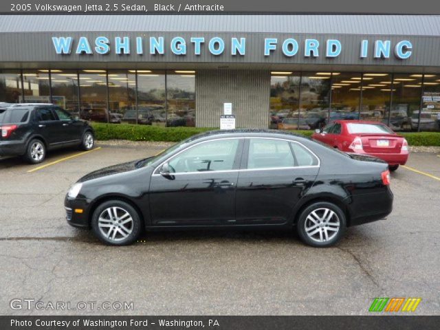 2005 Volkswagen Jetta 2.5 Sedan in Black
