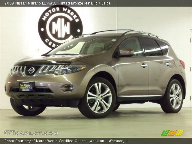 2009 Nissan Murano LE AWD in Tinted Bronze Metallic
