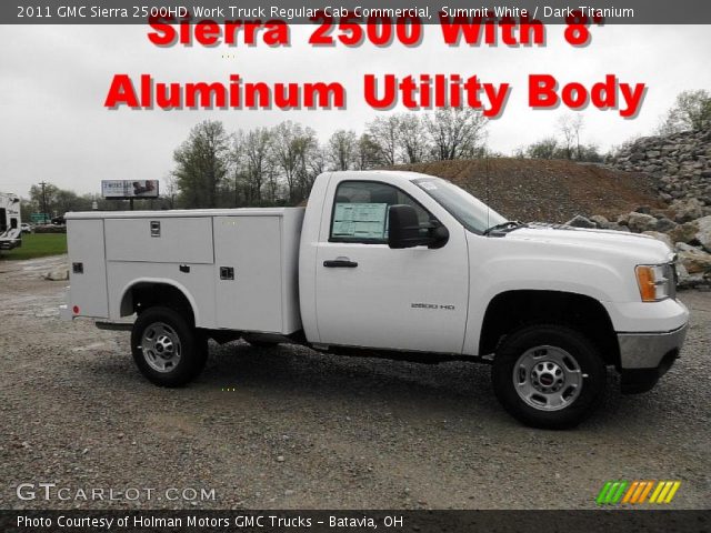 2011 GMC Sierra 2500HD Work Truck Regular Cab Commercial in Summit White