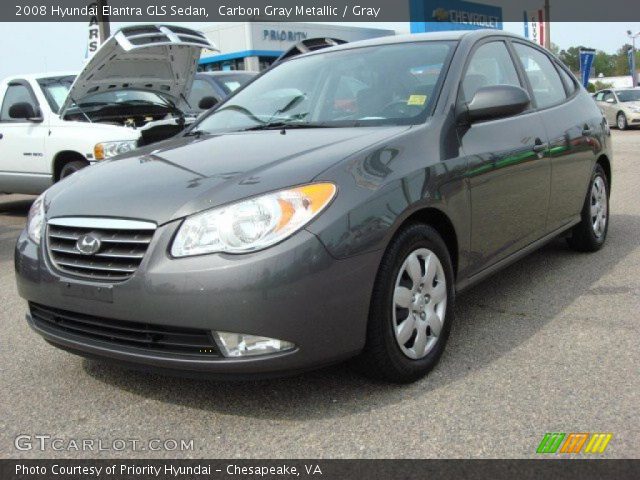 2008 Hyundai Elantra GLS Sedan in Carbon Gray Metallic