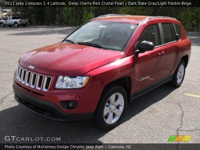 2011 Jeep Compass 2.4 Latitude in Deep Cherry Red Crystal Pearl