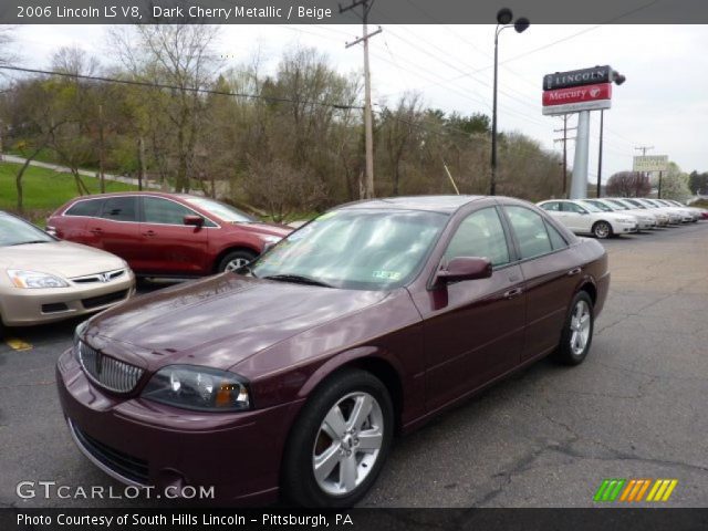 2006 Lincoln LS V8 in Dark Cherry Metallic