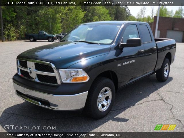 2011 Dodge Ram 1500 ST Quad Cab 4x4 in Hunter Green Pearl