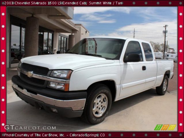 2003 Chevrolet Silverado 1500 LS Extended Cab in Summit White