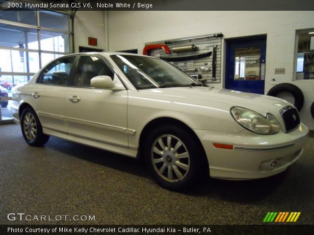 2002 Hyundai Sonata GLS V6 in Noble White