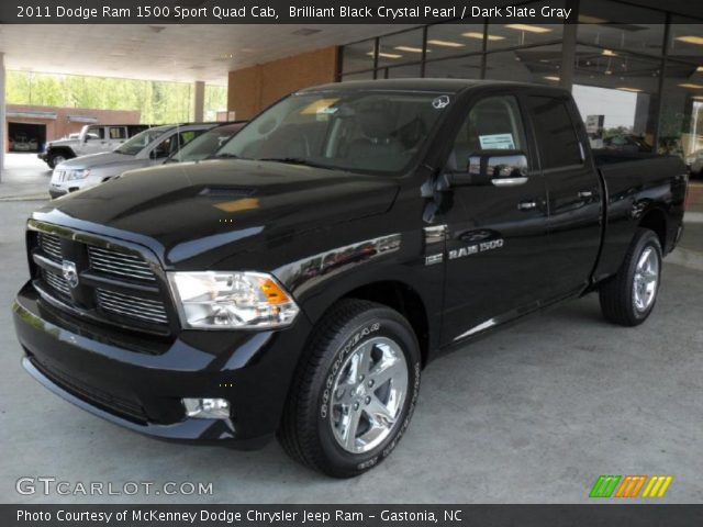 2011 Dodge Ram 1500 Sport Quad Cab in Brilliant Black Crystal Pearl