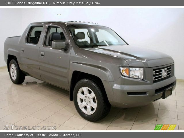 2007 Honda Ridgeline RTL in Nimbus Grey Metallic