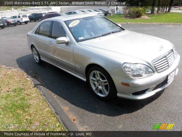 2005 Mercedes-Benz S 55 AMG Sedan in Brilliant Silver Metallic