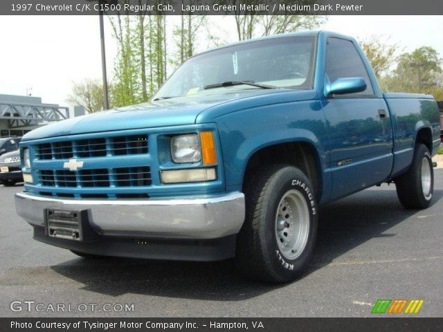 1997 Chevrolet C/K C1500 Regular Cab in Laguna Green Metallic