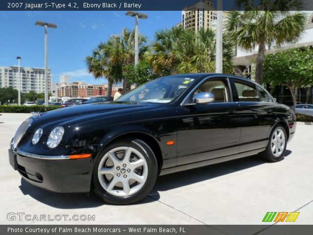 2007 Jaguar S-Type 4.2 in Ebony Black