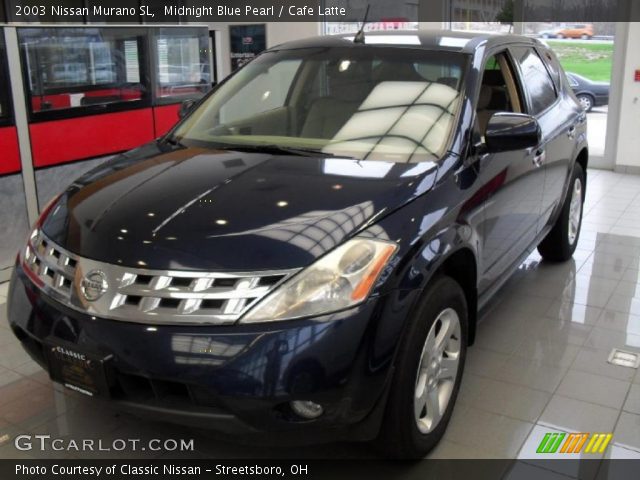 2003 Nissan Murano SL in Midnight Blue Pearl