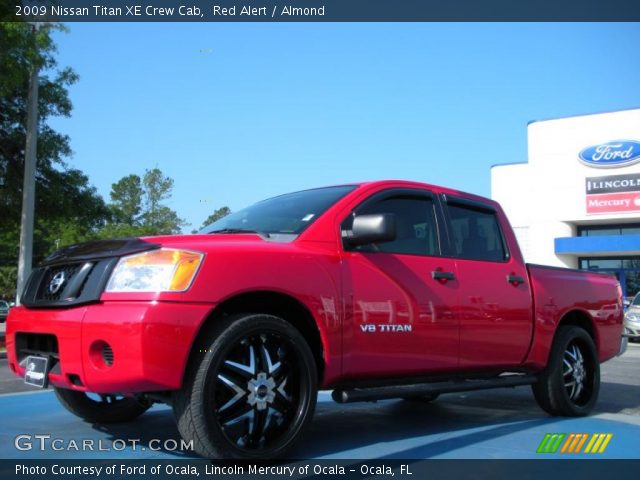 2009 Nissan Titan XE Crew Cab in Red Alert