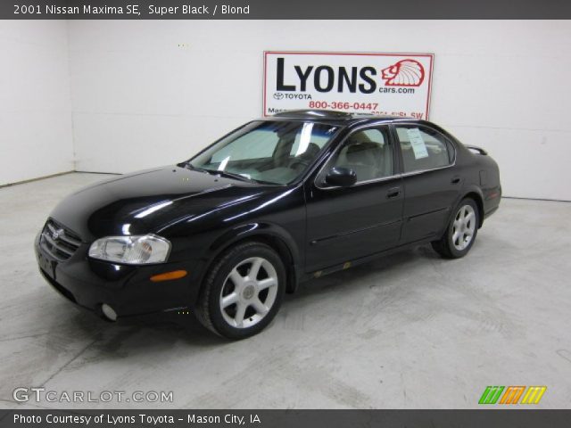 2001 Nissan Maxima SE in Super Black