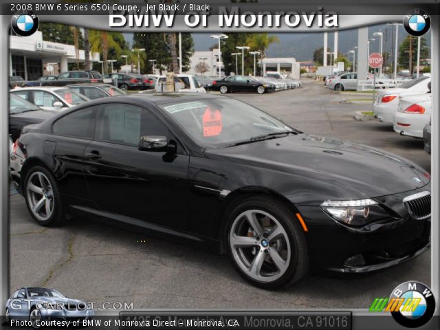 2008 BMW 6 Series 650i Coupe in Jet Black