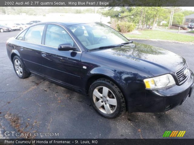 2002 Audi A6 2.7T quattro Sedan in Ming Blue Pearl