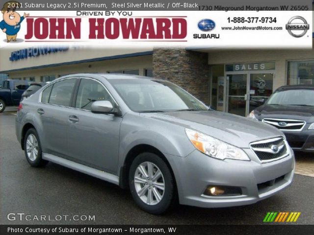 2011 Subaru Legacy 2.5i Premium in Steel Silver Metallic