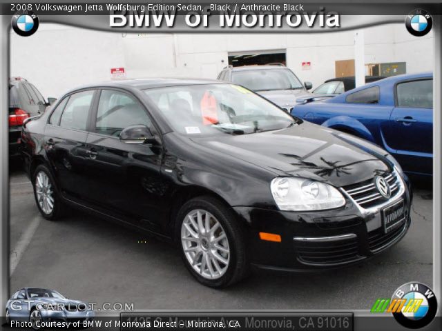 2008 Volkswagen Jetta Wolfsburg Edition Sedan in Black