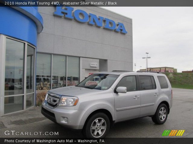 2010 Honda Pilot Touring 4WD in Alabaster Silver Metallic