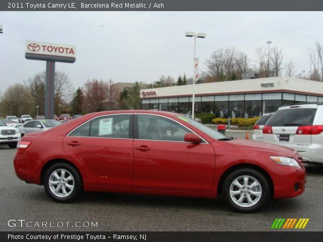 2011 Toyota Camry LE in Barcelona Red Metallic