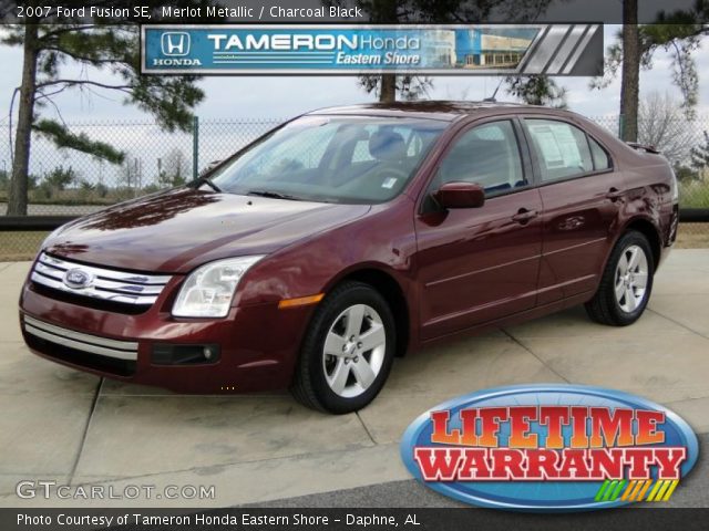 2007 Ford Fusion SE in Merlot Metallic