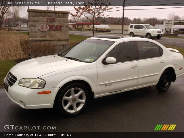 2000 Nissan Maxima SE in Icelandic Pearl