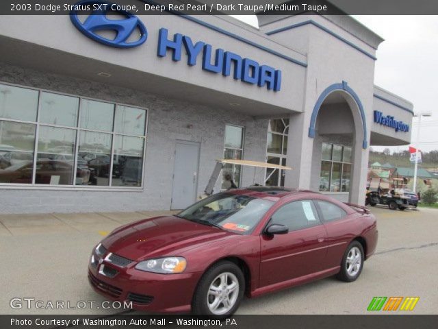 2003 Dodge Stratus SXT Coupe in Deep Red Pearl