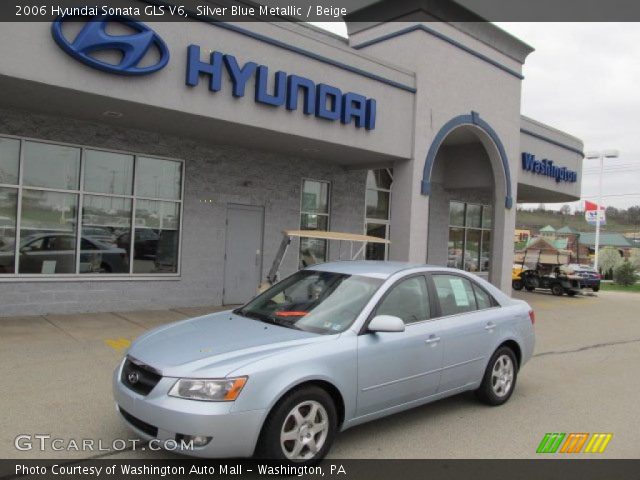 2006 Hyundai Sonata GLS V6 in Silver Blue Metallic