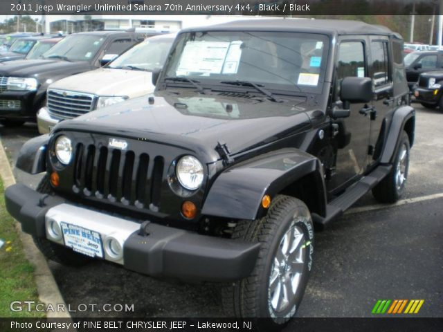 2011 Jeep Wrangler Unlimited Sahara 70th Anniversary 4x4 in Black