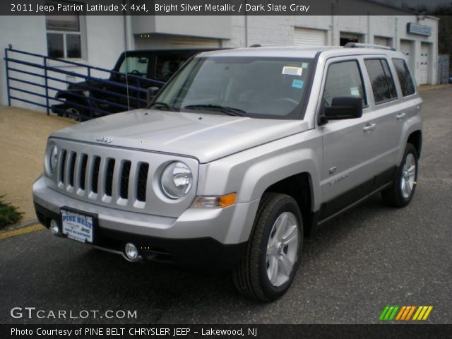 2011 Jeep Patriot Latitude X 4x4 in Bright Silver Metallic
