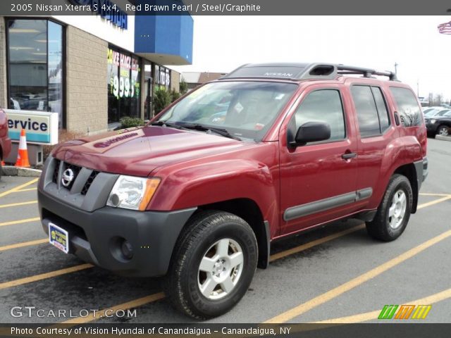 2005 Nissan Xterra S 4x4 in Red Brawn Pearl