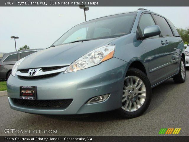 2007 Toyota Sienna XLE in Blue Mirage Metallic