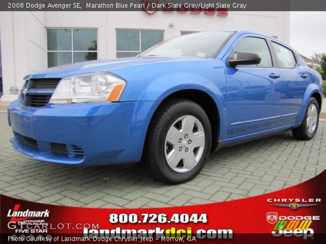 2008 Dodge Avenger SE in Marathon Blue Pearl