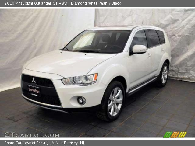 2010 Mitsubishi Outlander GT 4WD in Diamond White Pearl