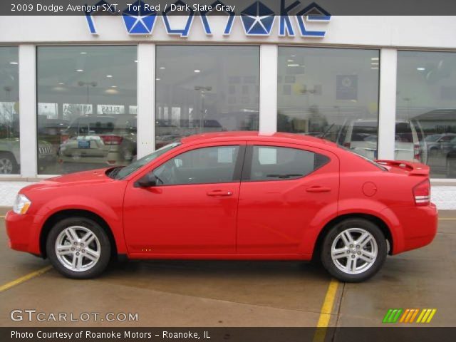 2009 Dodge Avenger SXT in Tor Red