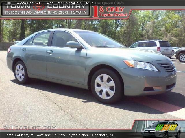 2007 Toyota Camry LE in Aloe Green Metallic