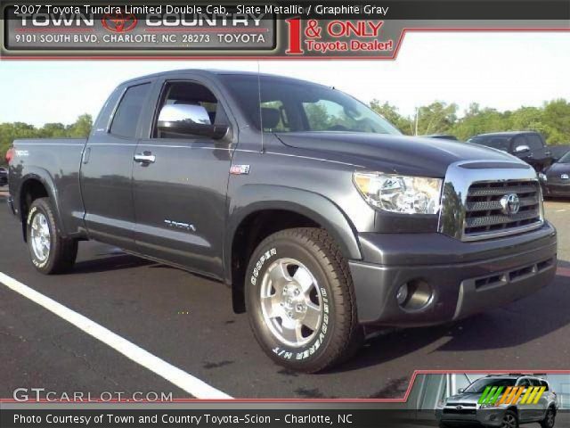 2007 Toyota Tundra Limited Double Cab in Slate Metallic