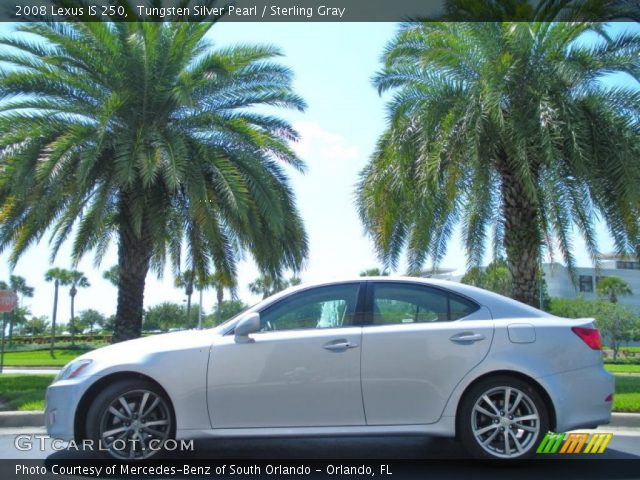 2008 Lexus IS 250 in Tungsten Silver Pearl