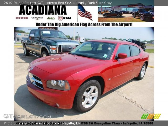 2010 Dodge Charger SXT in Inferno Red Crystal Pearl