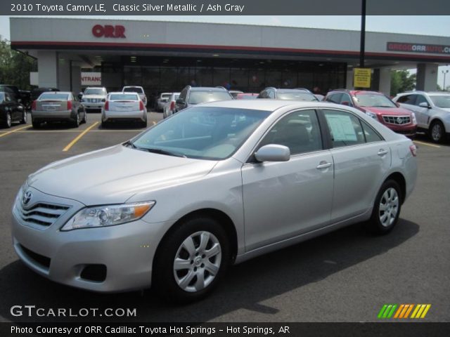 2010 Toyota Camry LE in Classic Silver Metallic