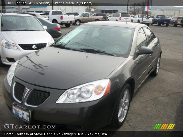 2007 Pontiac G6 V6 Sedan in Granite Metallic
